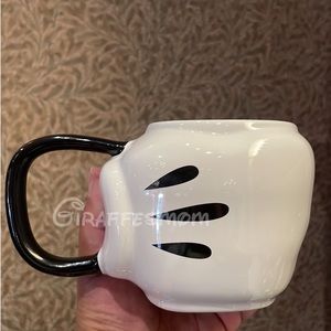 Disney Parks Mickey Mouse Glove Ceramic Mug